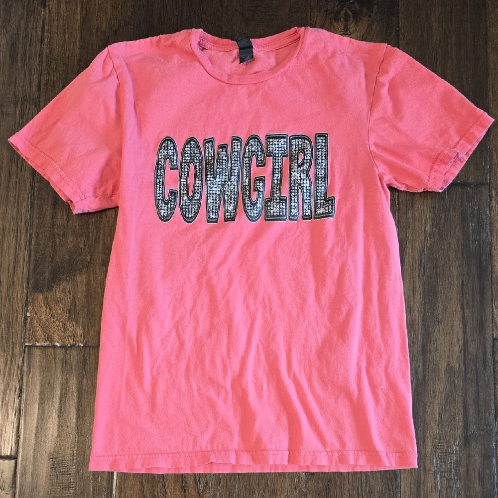 Cowgirl Coral Pink T-Shirt